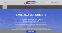 Desktop Screenshot of emilianacuscinetti.com