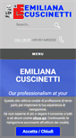 Mobile Screenshot of emilianacuscinetti.com